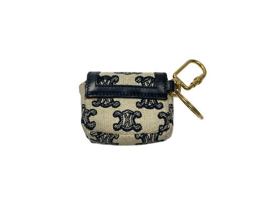 Celine Triomphe Airpods Pro Pouch Keychain