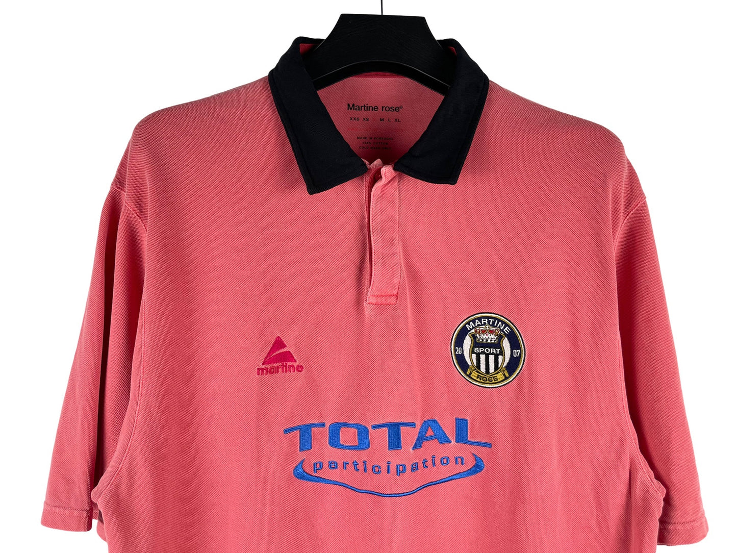 Martine Rose Oversized Washed Polo Shirt