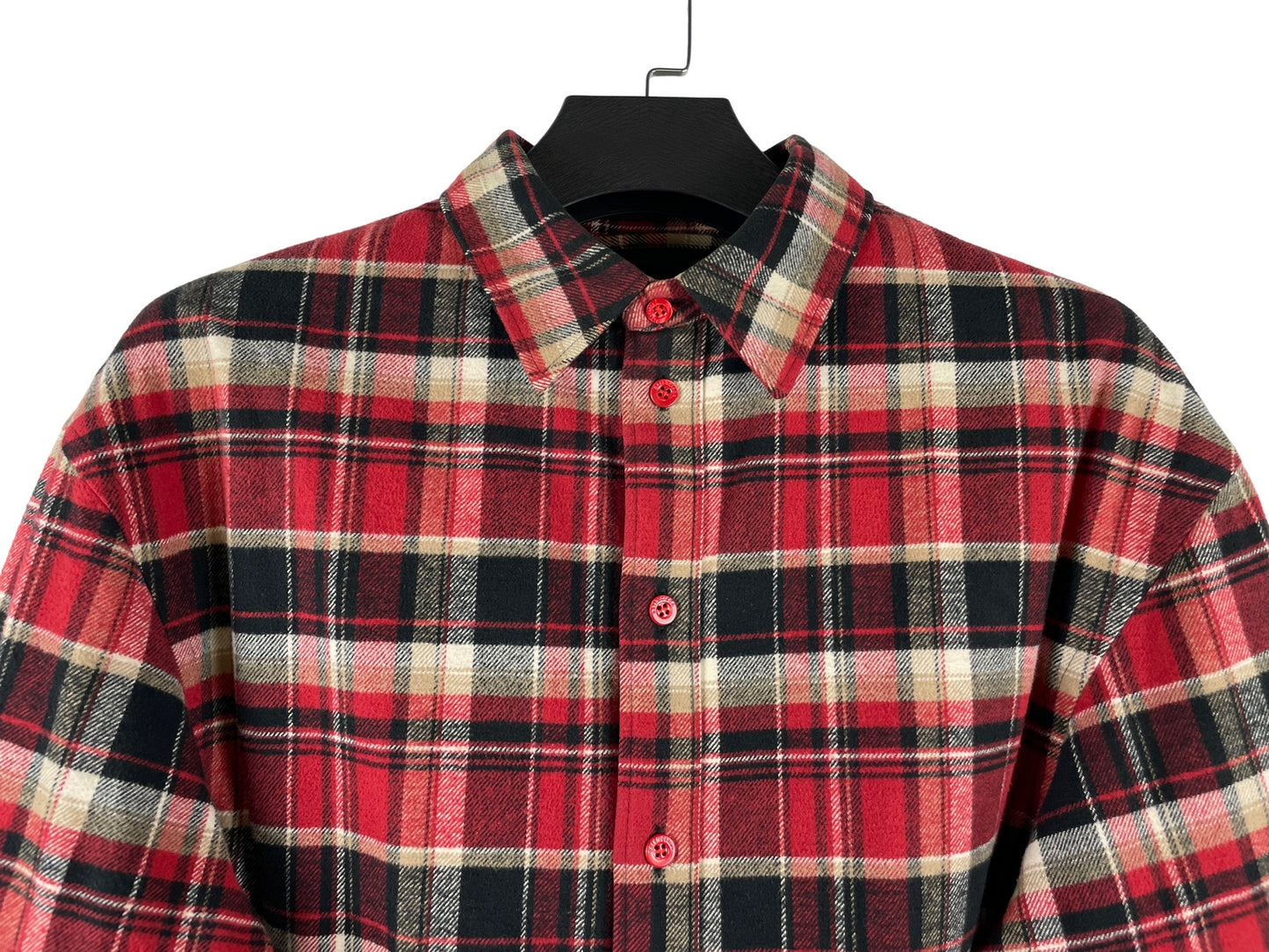 Balenciaga Checked Oversized Shirt