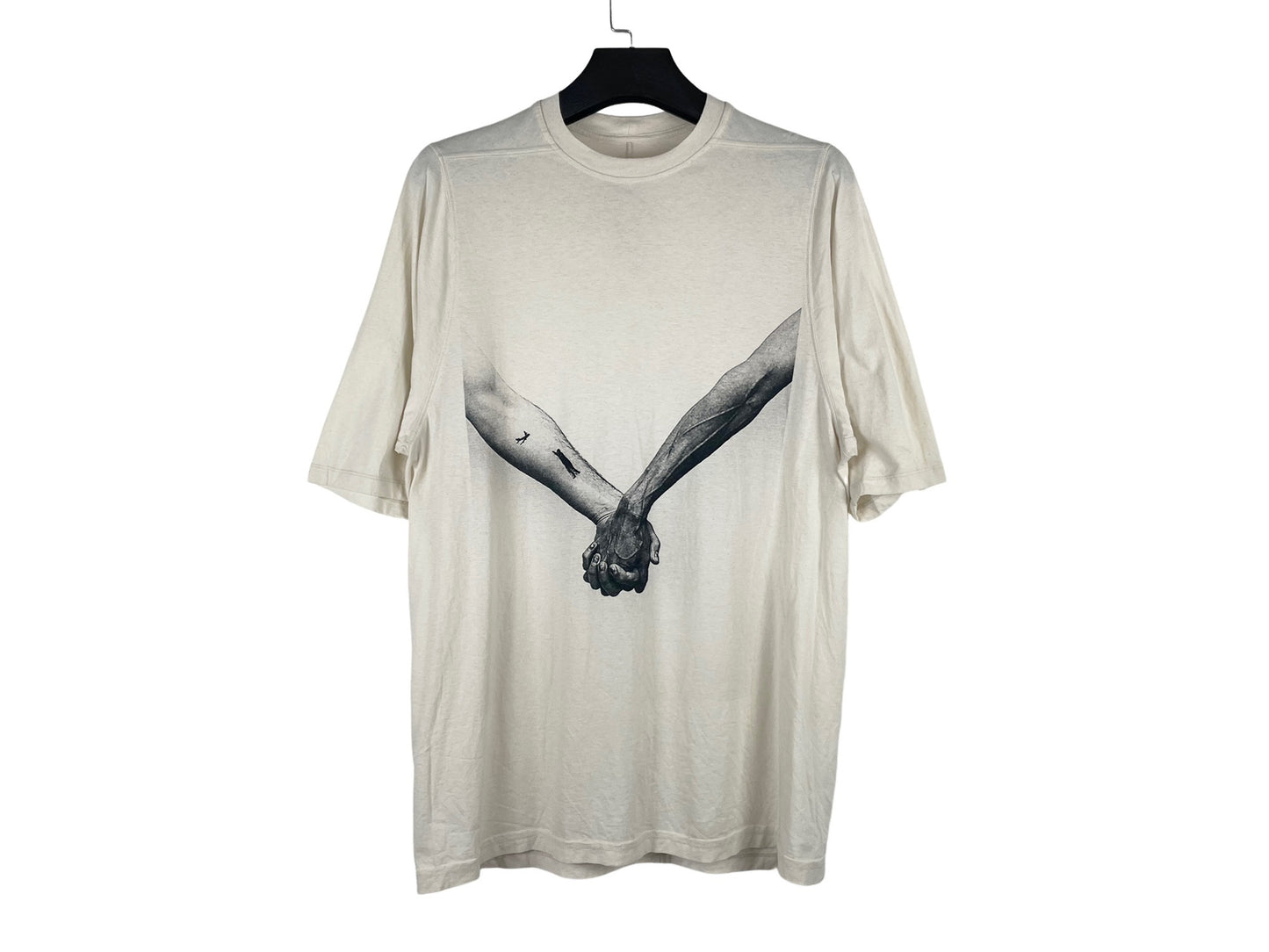 Rick Owens Holding Hands Jumbo T-Shirt