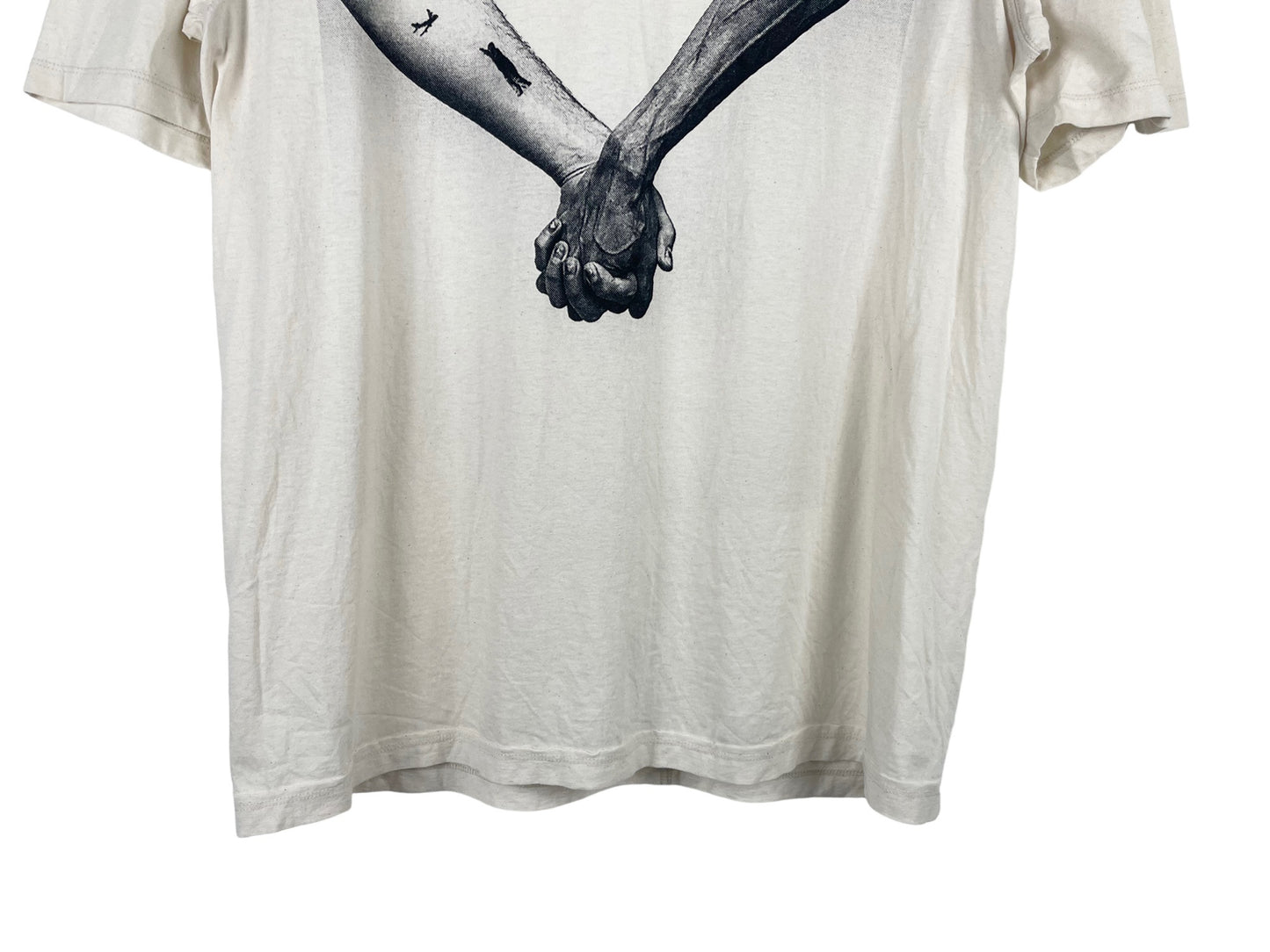 Rick Owens Holding Hands Jumbo T-Shirt