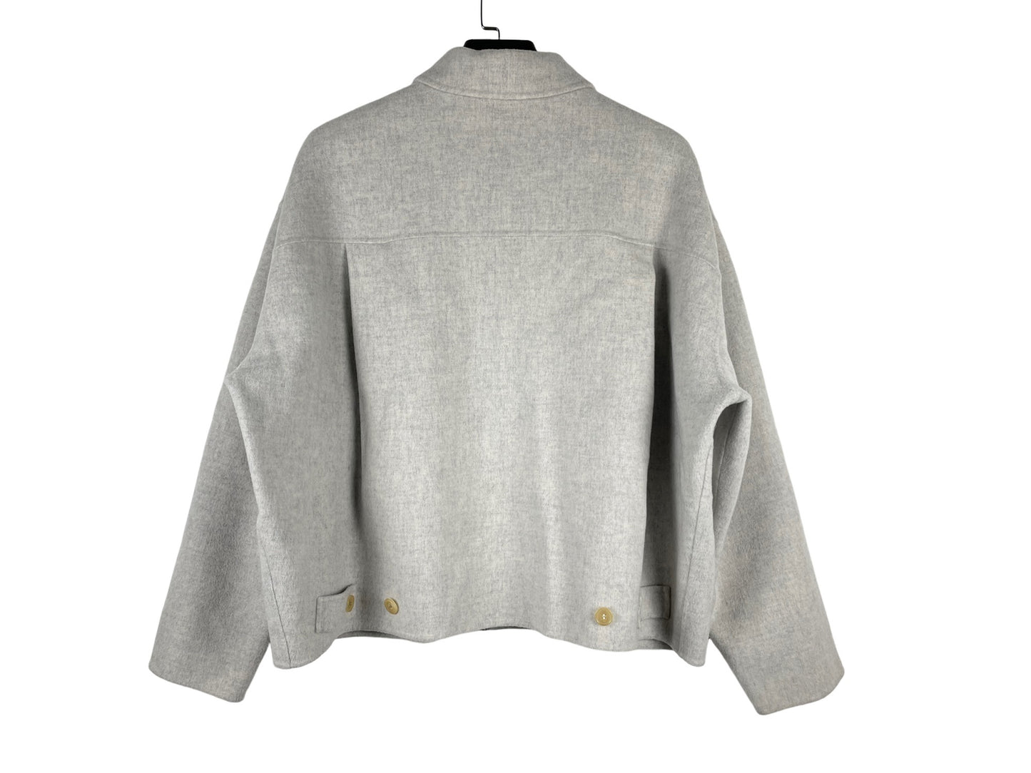 Acne Studios Wool Zip Up Jacket Gray