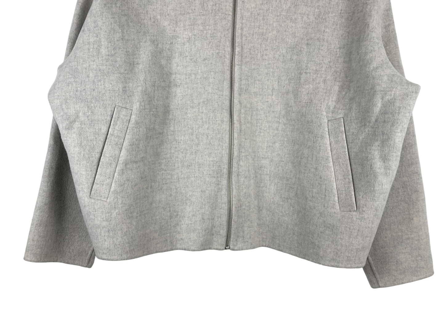Acne Studios Wool Zip Up Jacket Gray