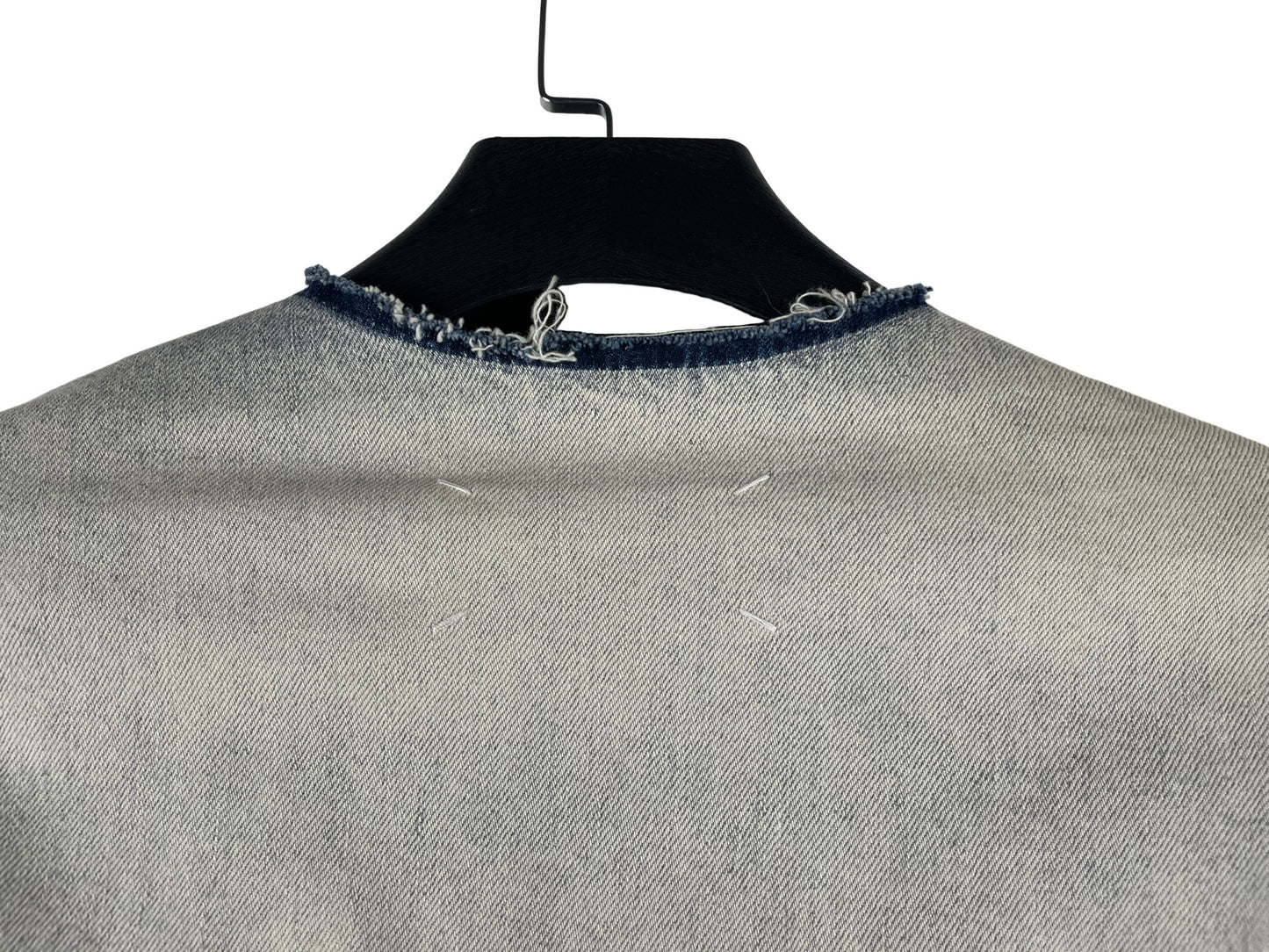 Maison Margiela Collarless Oversized Denim Jacket