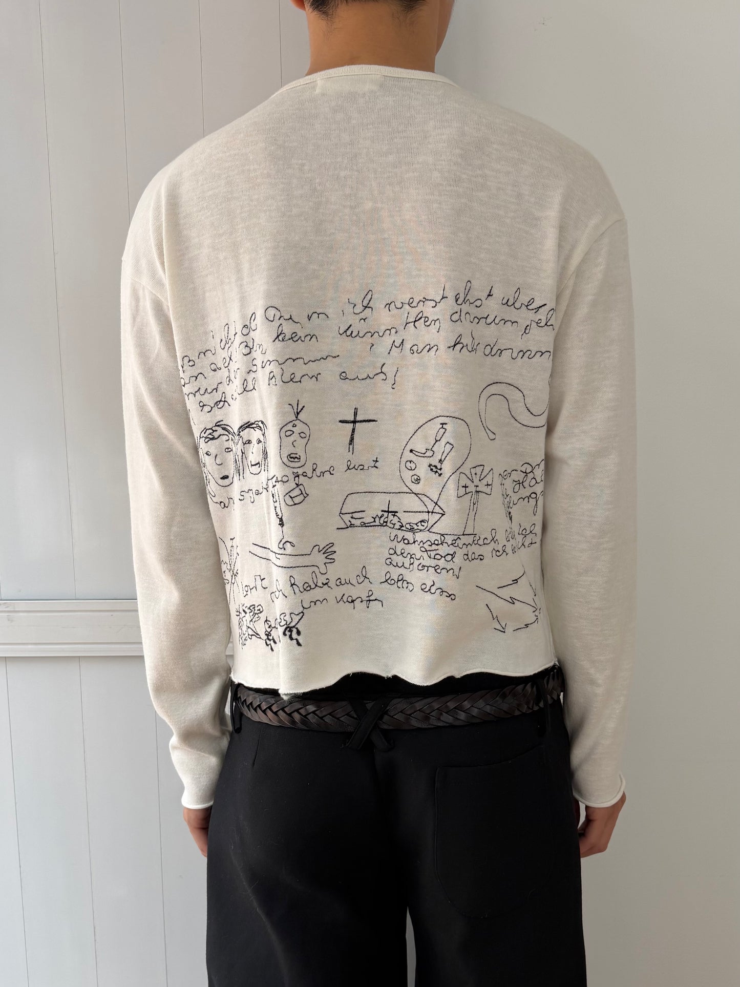 Enfants Riches Deprimes French Embroidered Long Sleeve Shirt