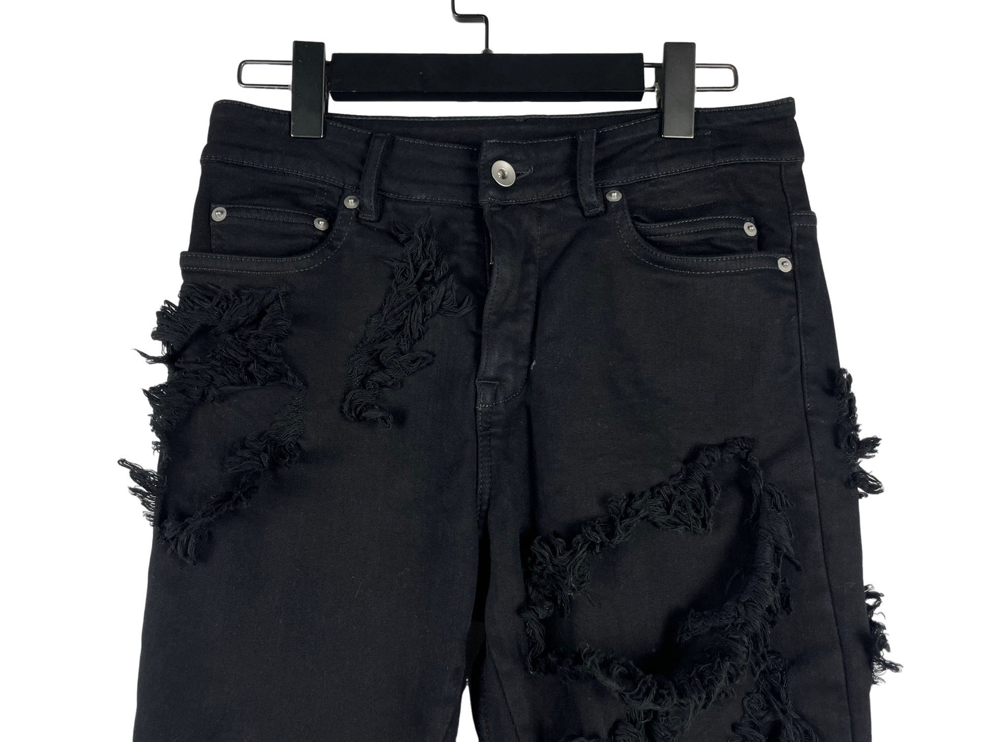 Rick Owens DRKSHDW Destroyed Skinny Pants