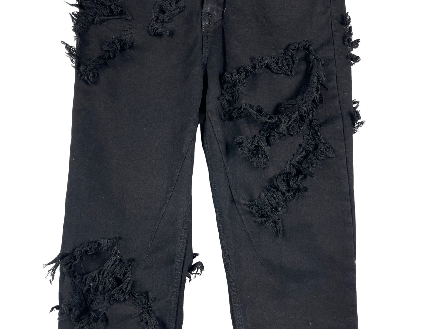 Rick Owens DRKSHDW Destroyed Skinny Pants