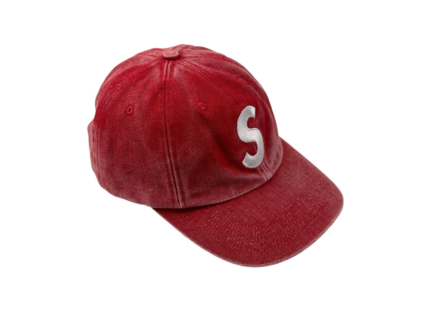 Supreme Pigment Coated S Logo 6-Panel Cap