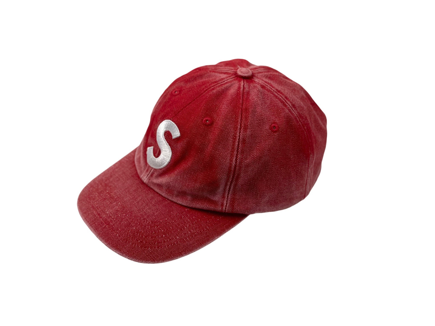 Supreme Pigment Coated S Logo 6-Panel Cap