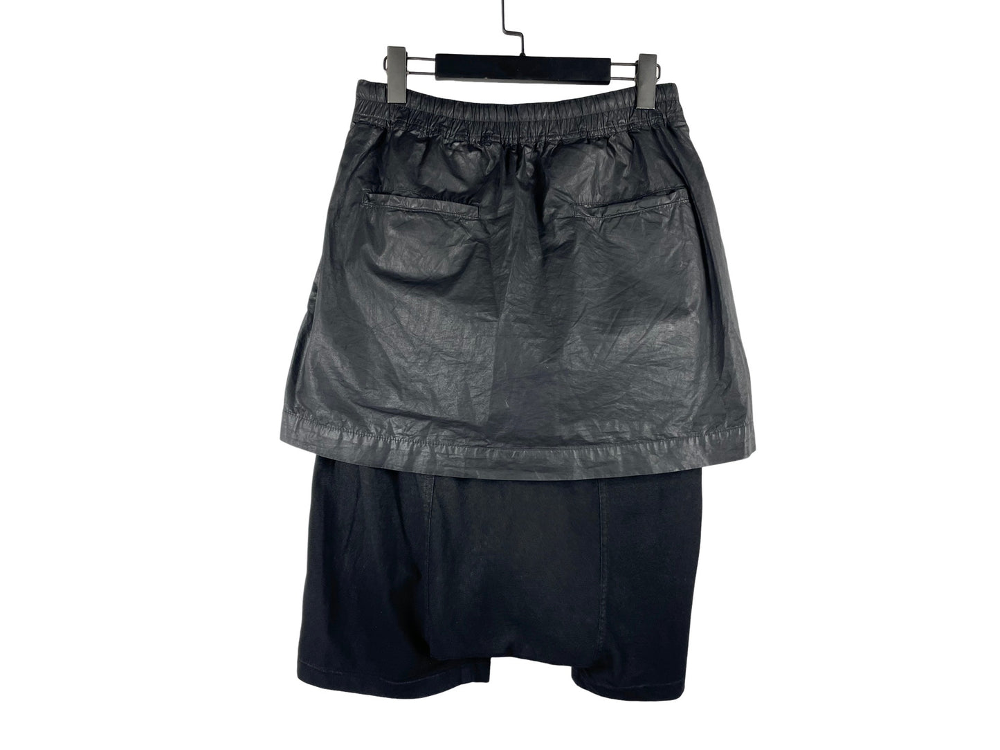 Rick Owens DRKSHDW Waxed Skirt Pods Shorts SS15