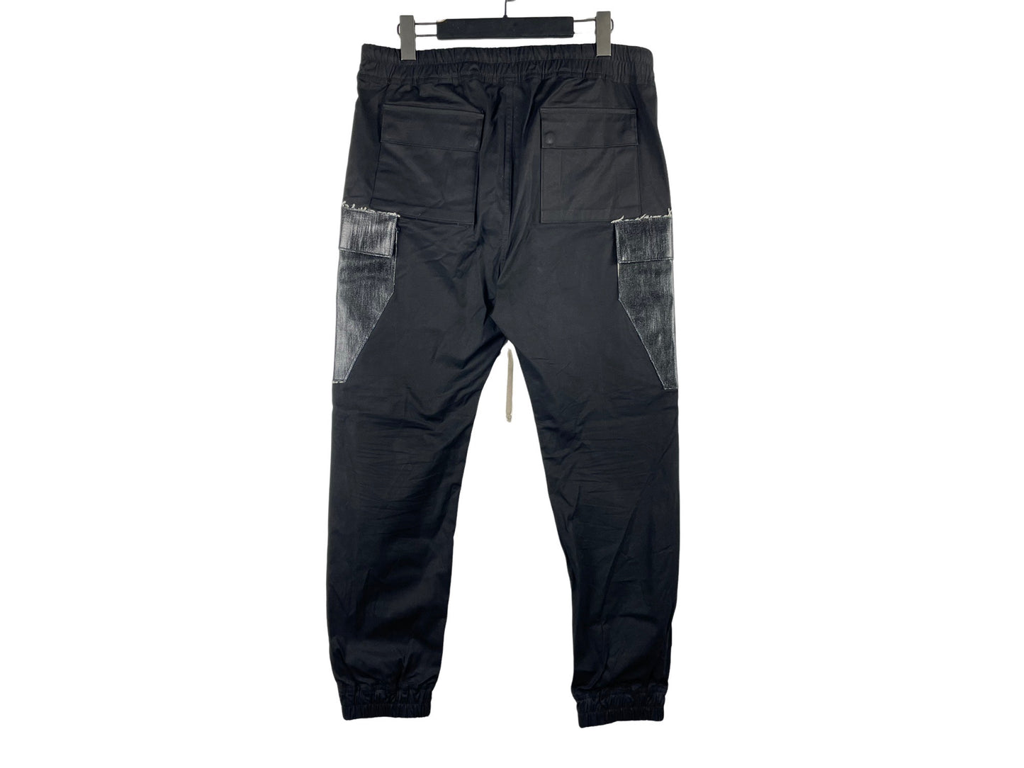 Rick Owens Larry Suede Patch Cargo Jogger Pants AW19