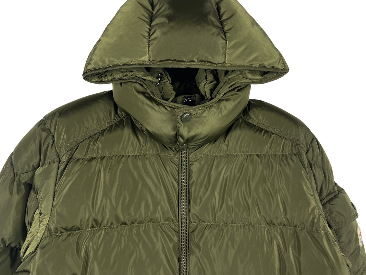 Moncler Maya Hooded Puffer Jacket Olive AW25