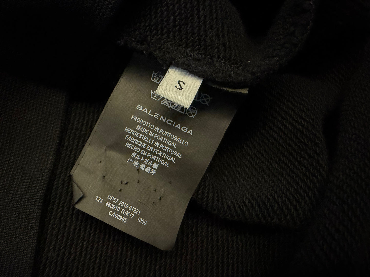 Balenciaga Paris Tourist Souvenir Hoodie AW17