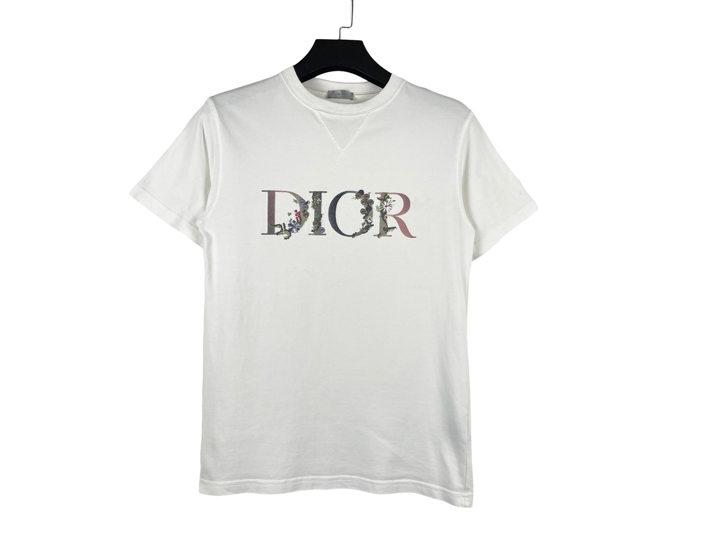 Dior Flowers Embroidered T-Shirt