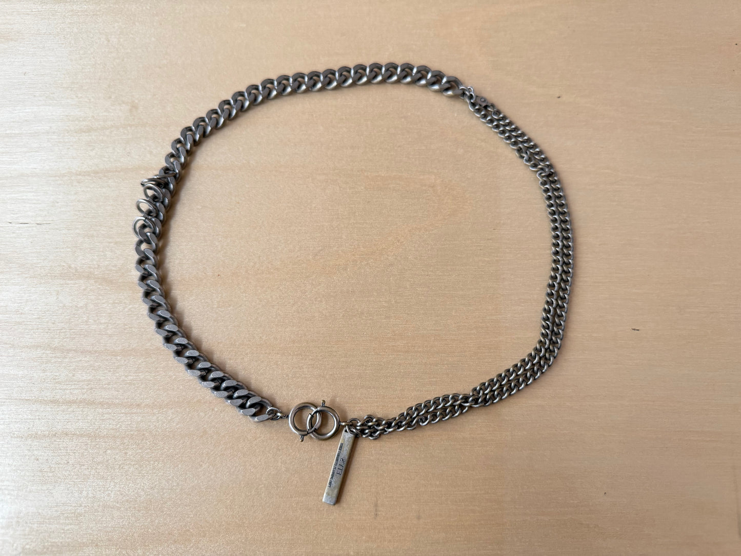 S'YTE Yohji Yamamoto 6-Way Curved Chain Bracelet Necklace