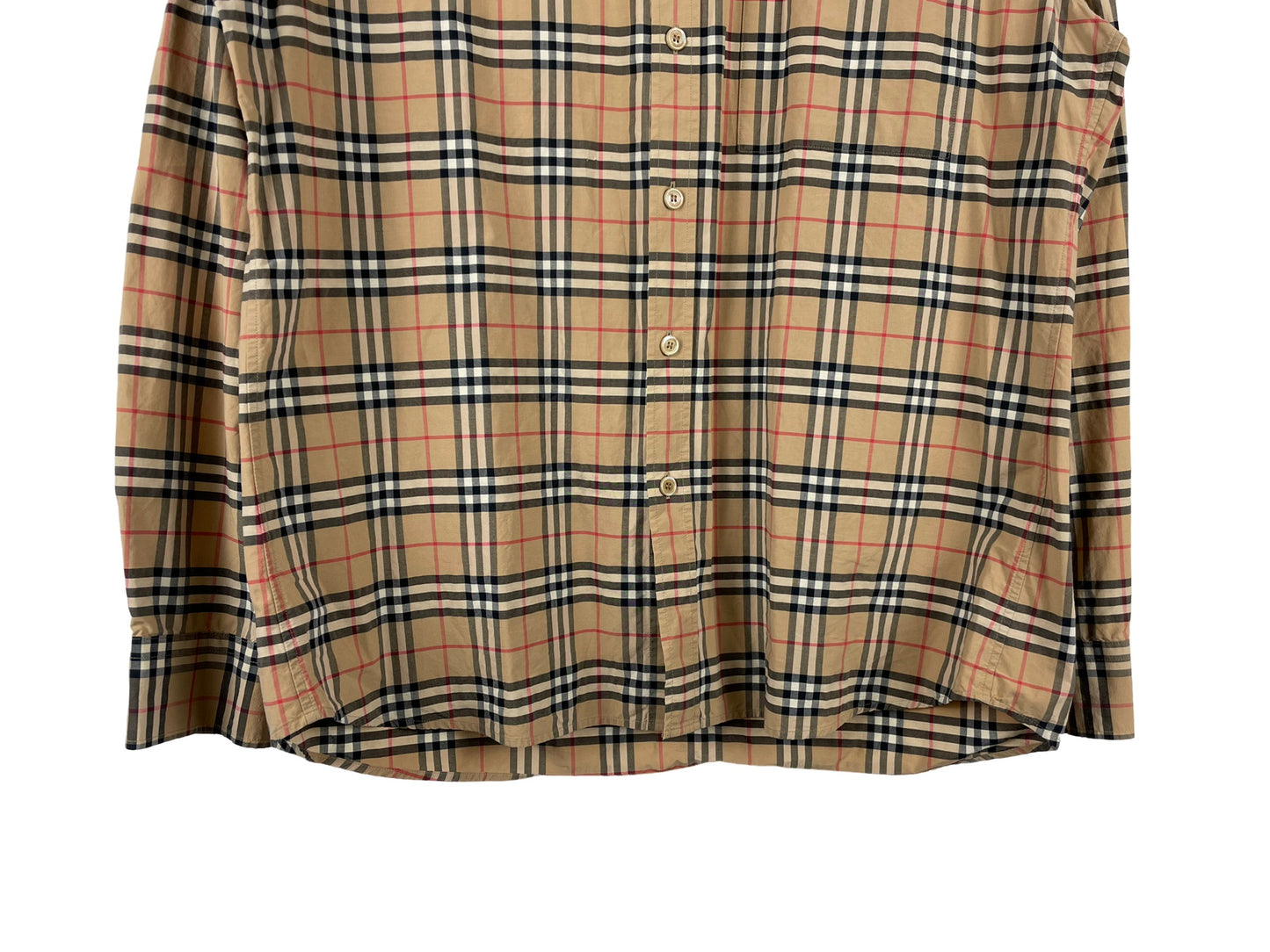 Burberry Checked Long Sleeve Shirt