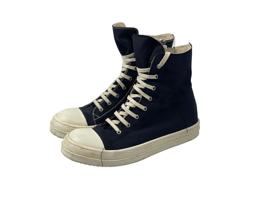 Rick Owens DRKSHDW 2-Tone Stitch HIgh Top Ramones Sneakers