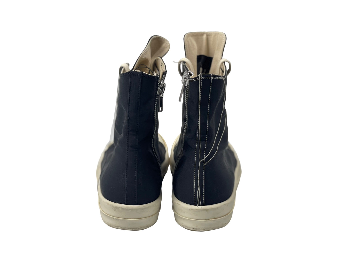 Rick Owens DRKSHDW 2-Tone Stitch HIgh Top Ramones Sneakers