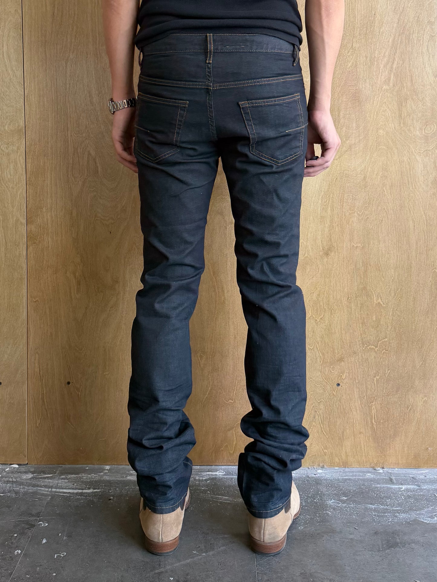 Dior Homme FW07 Raw Denim Slim Straight Jeans