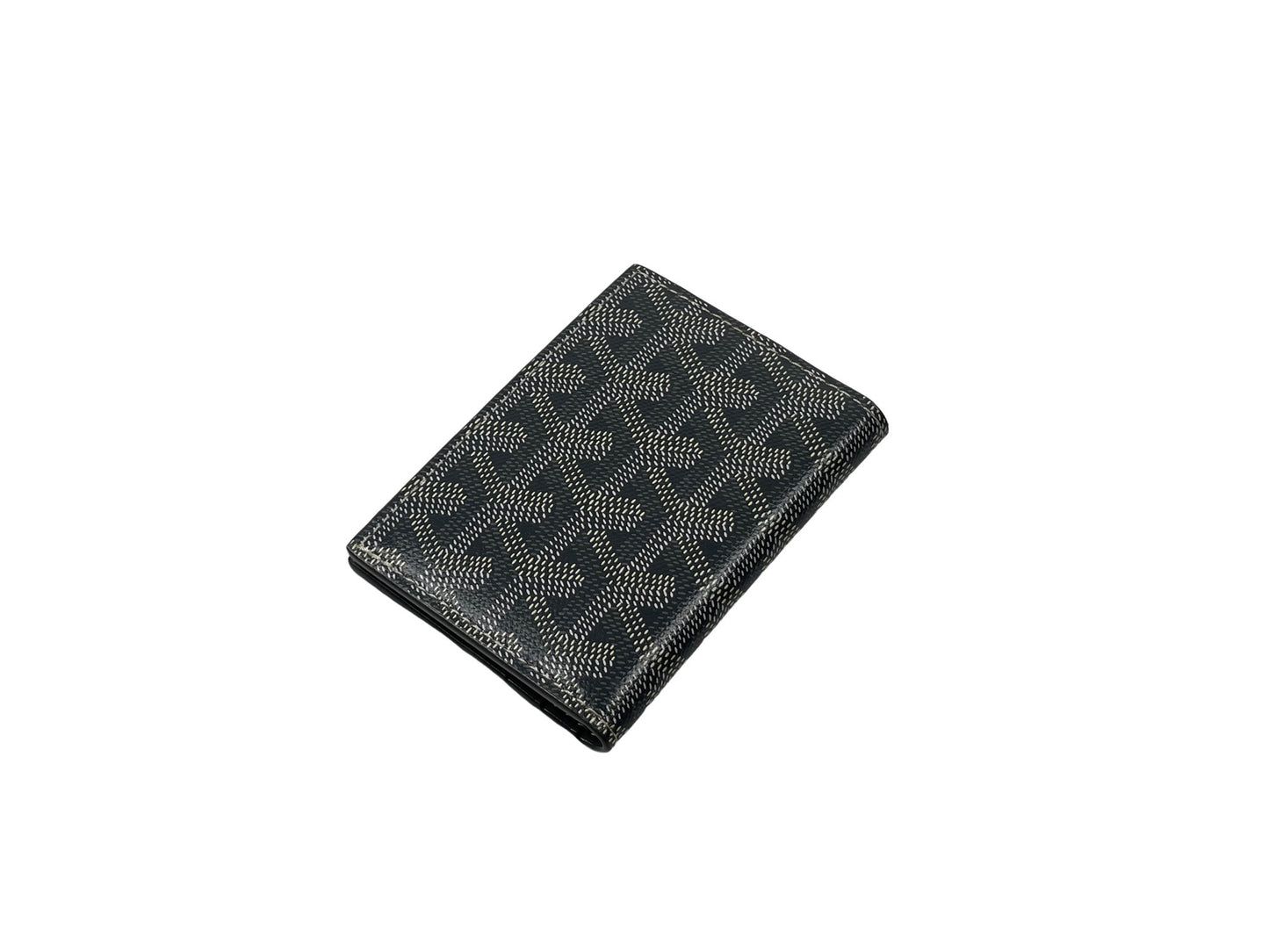 Goyard Goyardine Passport Wallet Gray