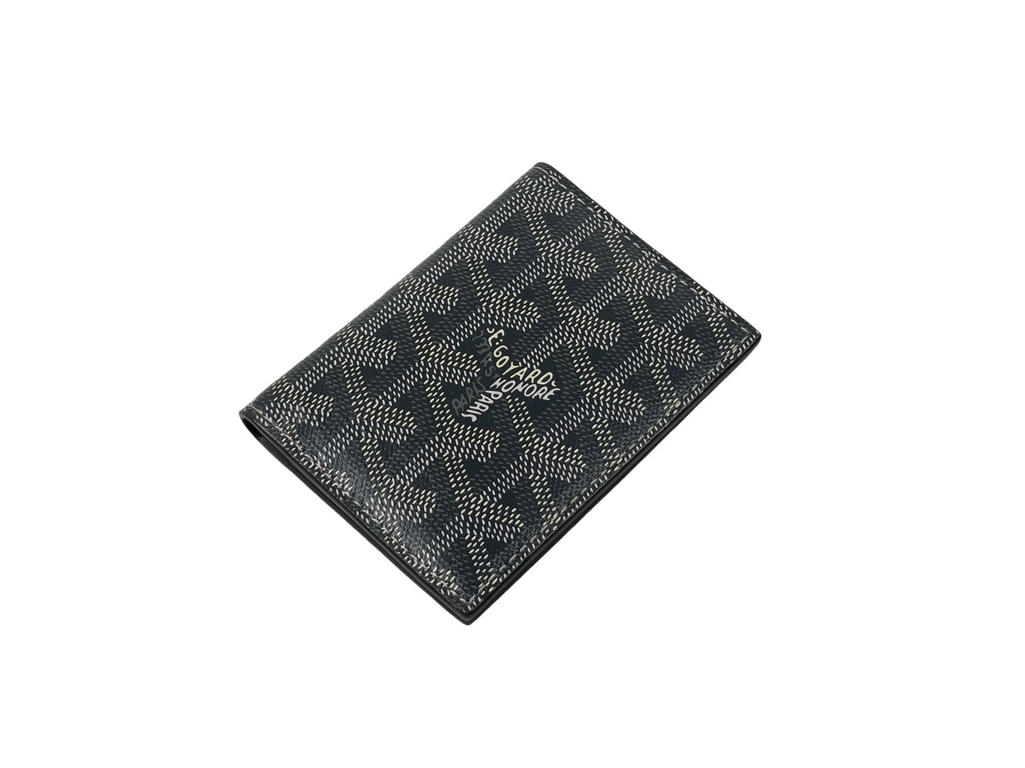 Goyard Goyardine Passport Wallet Gray