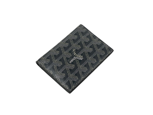 Goyard Goyardine Passport Wallet Gray