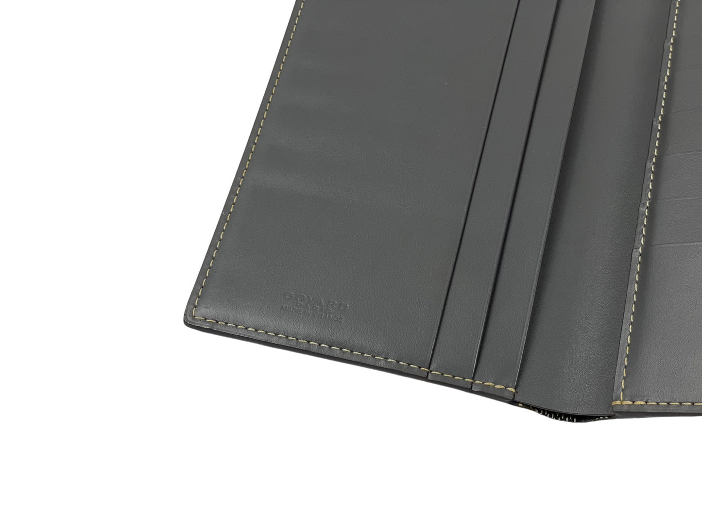 Goyard Goyardine Long Wallet Gray