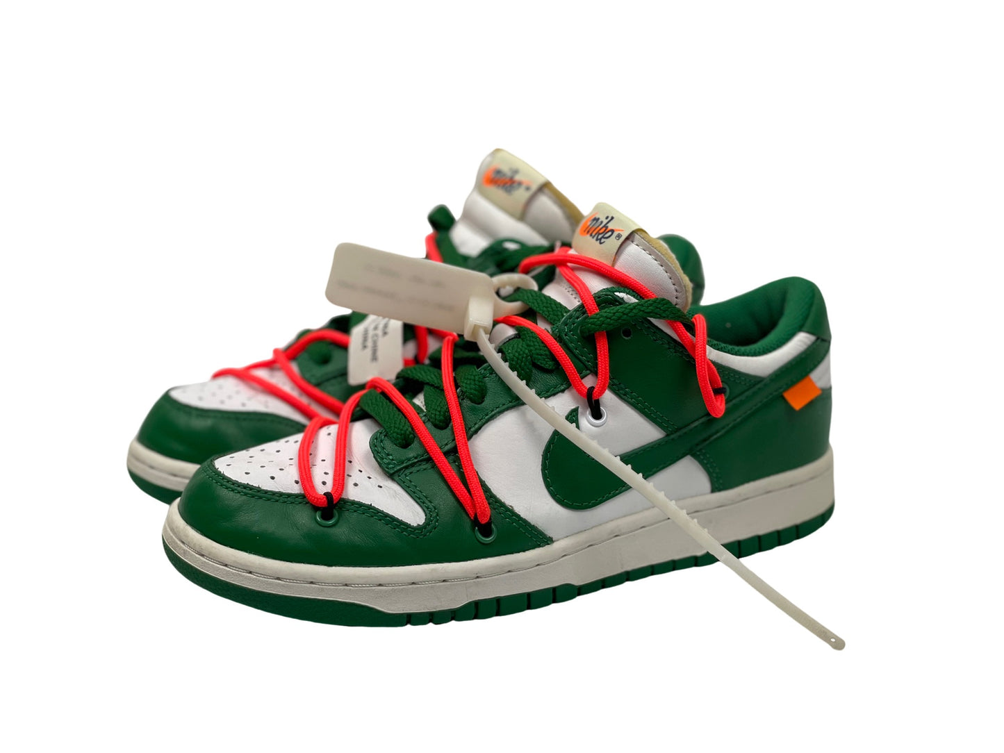Off-White x Nike Dunk Sneakers White/Green