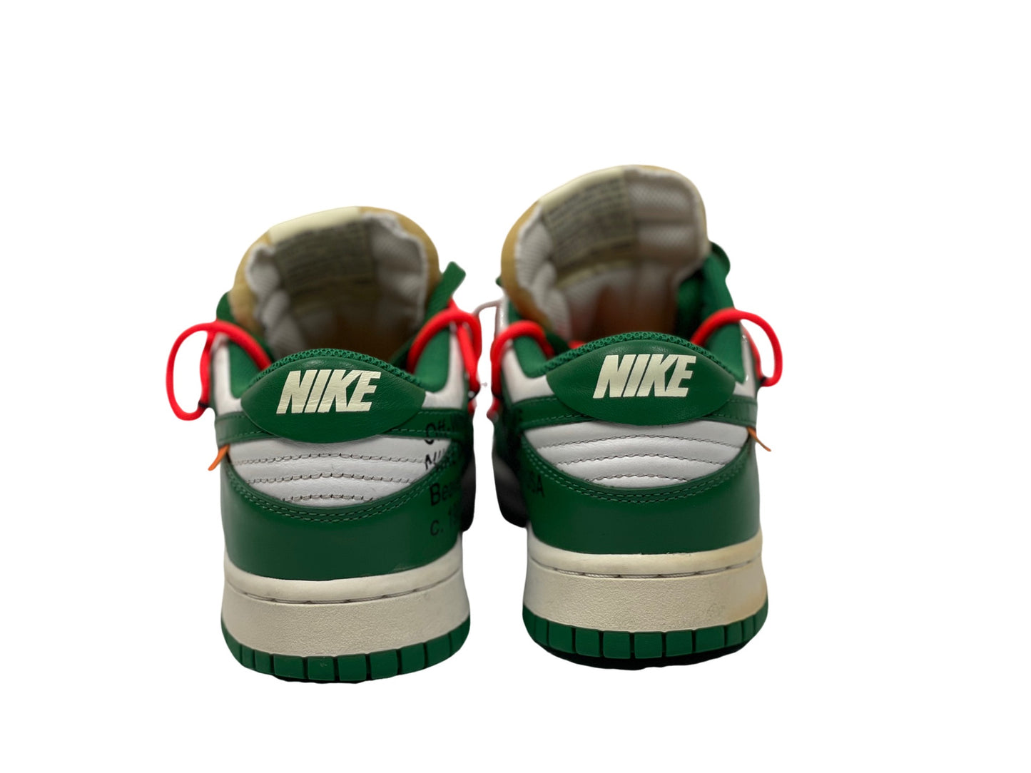 Off-White x Nike Dunk Sneakers White/Green