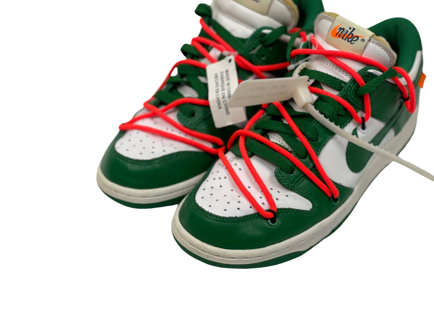 Off-White x Nike Dunk Sneakers White/Green