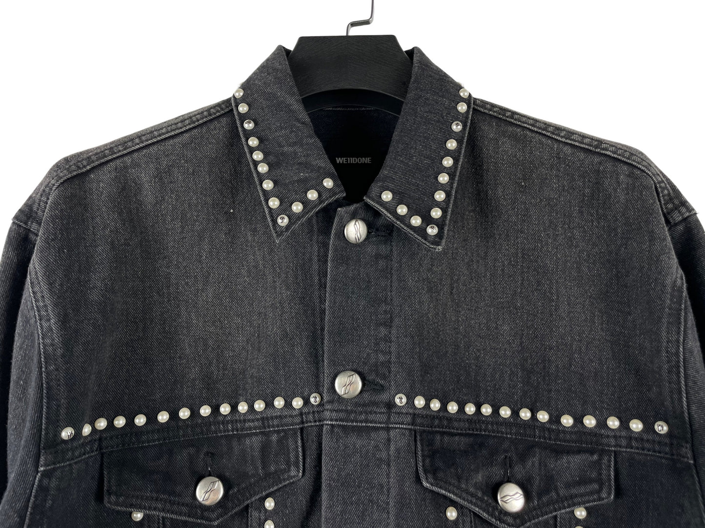 We11done Stud Denim Jacket