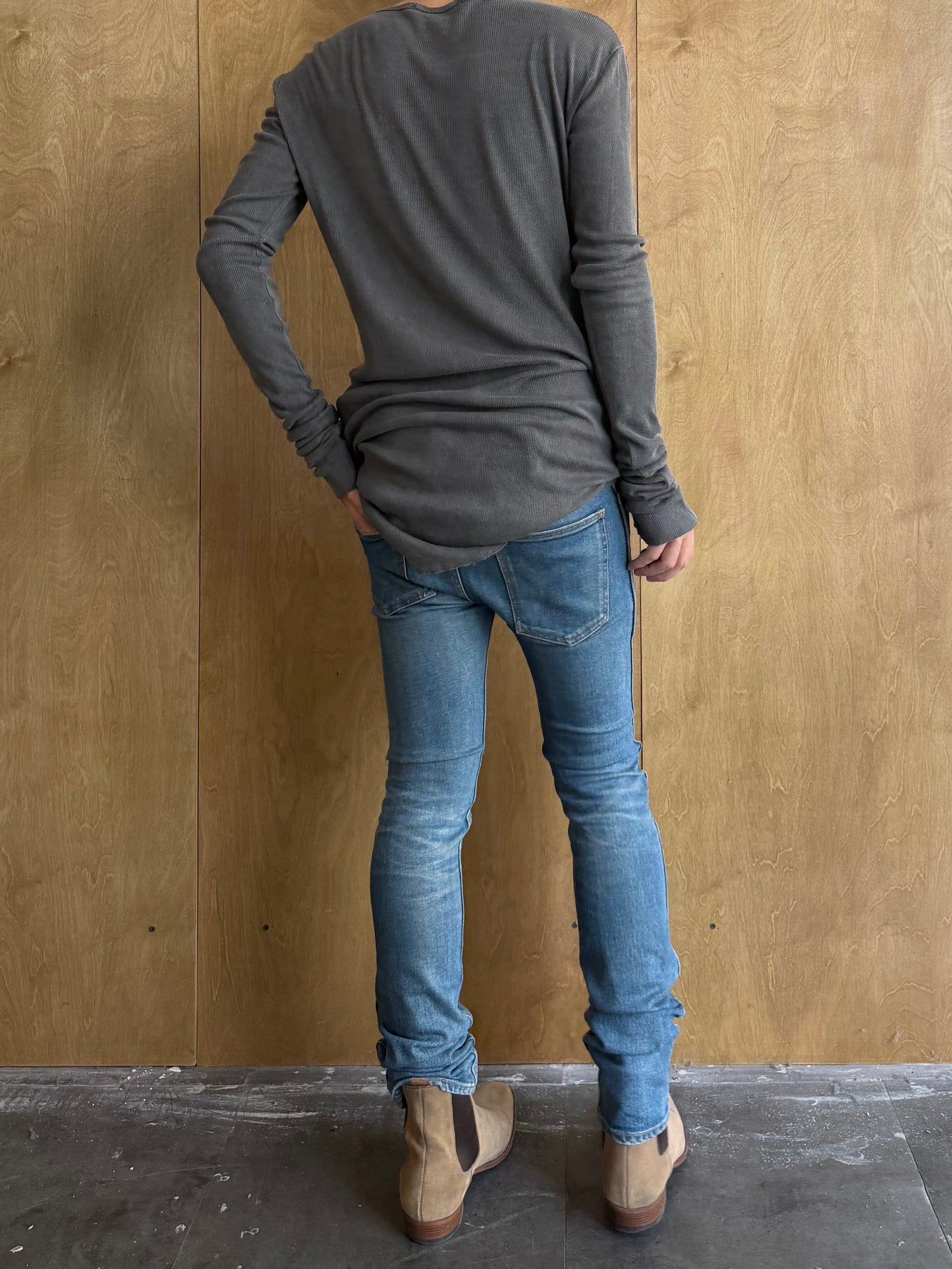 Celine SS20 Skinny SK005 Whiskered Washed Jeans