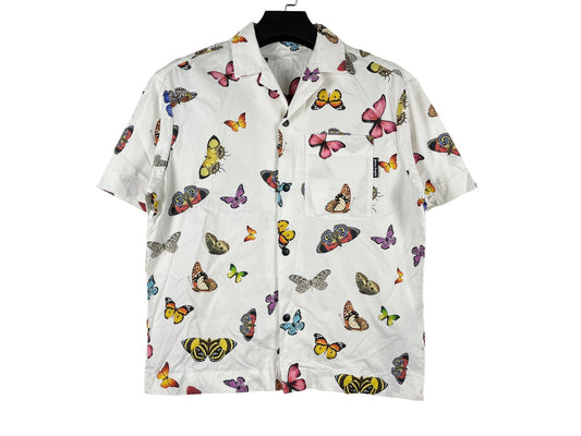 Palm Angels Butterfly Printed S/S Shirt