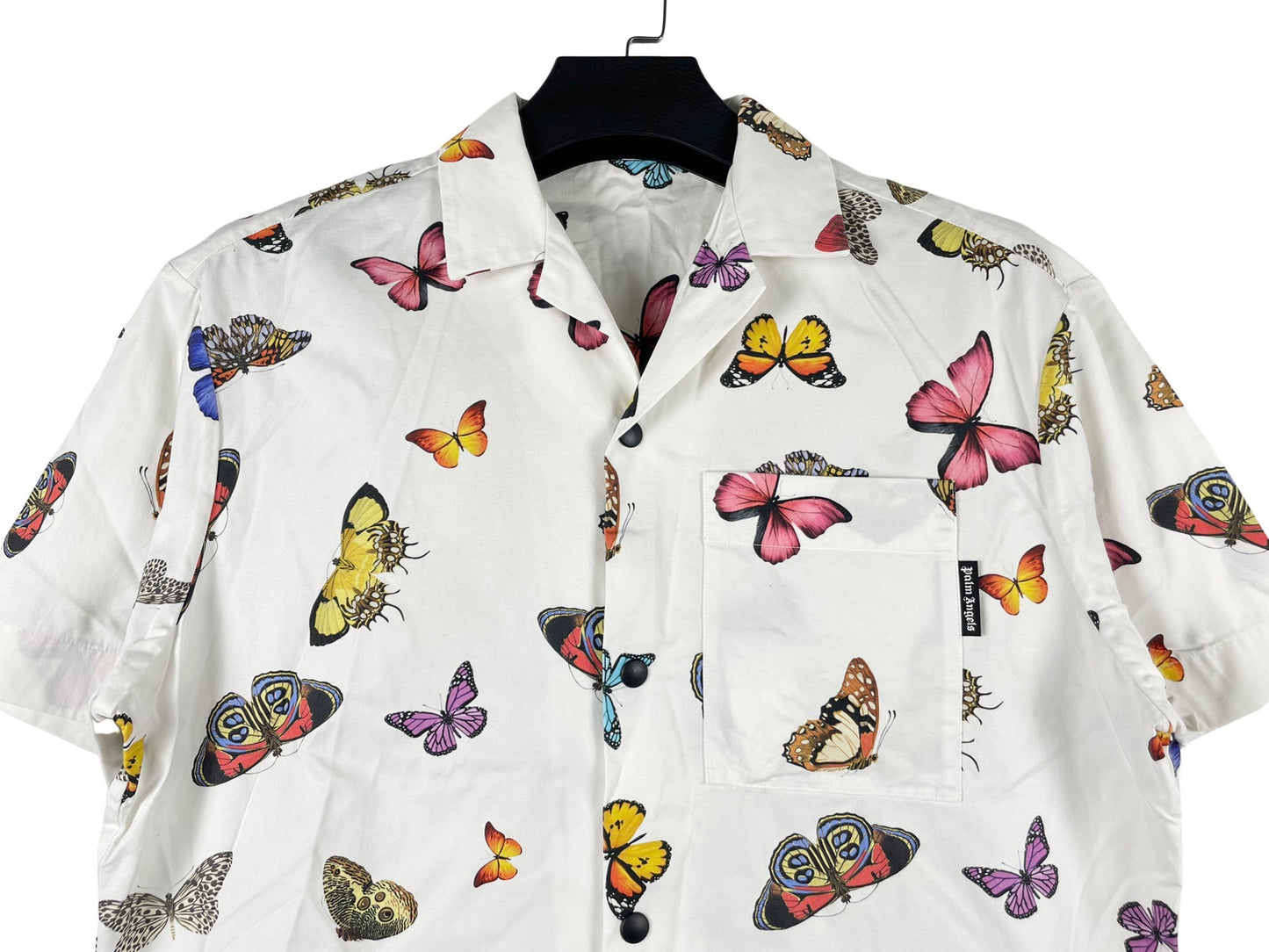 Palm Angels Butterfly Printed S/S Shirt