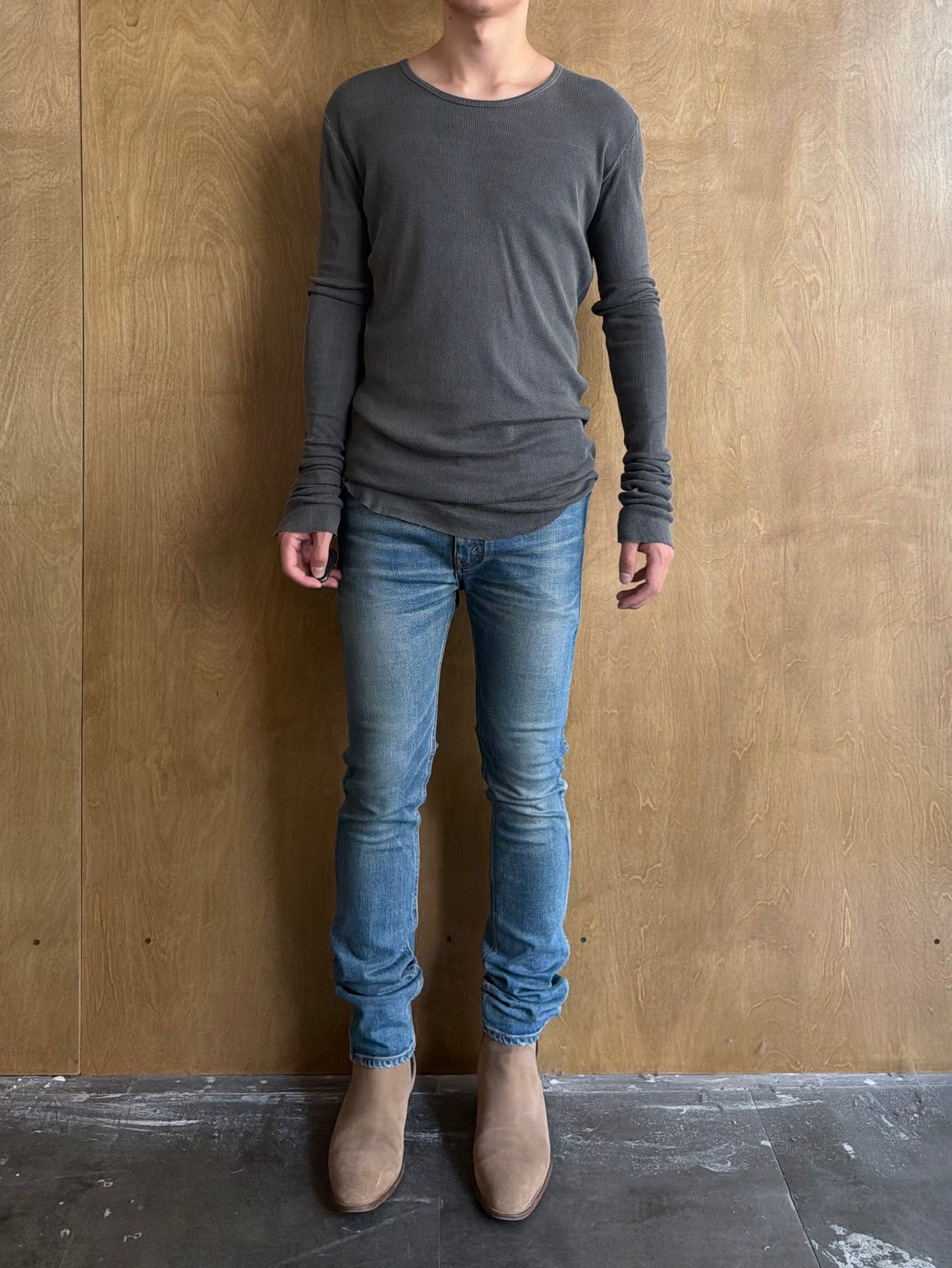 Celine SS20 Skinny SK005 Whiskered Washed Jeans