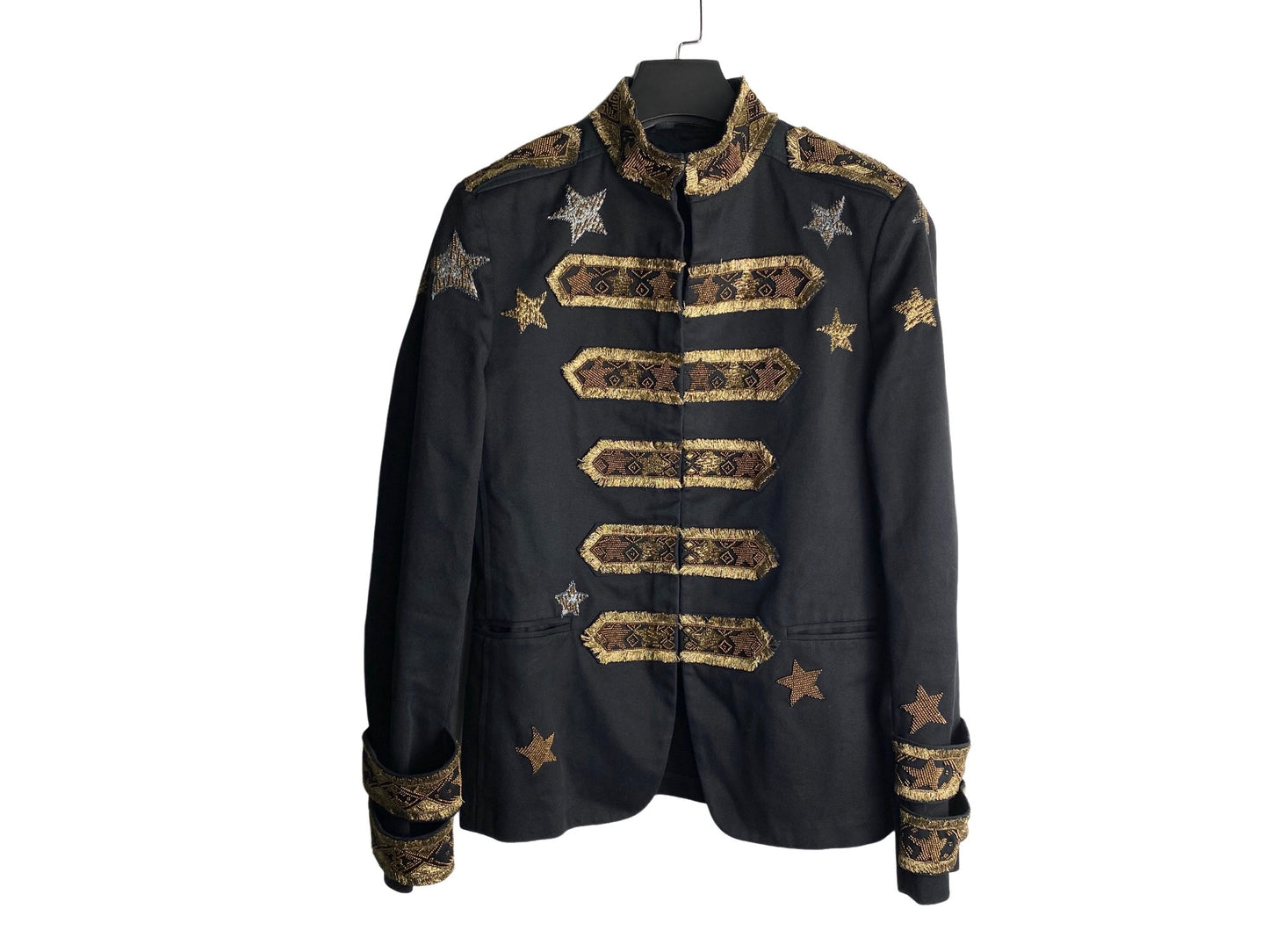 Valentino Stars Embellished Military Jacket