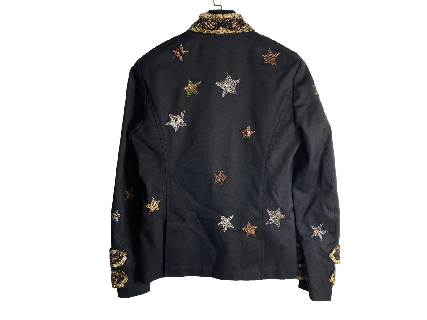 Valentino Stars Embellished Military Jacket