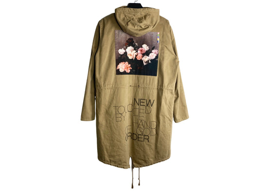 Raf Simons Archive Redux New Order Floral Fish-Tail Parka