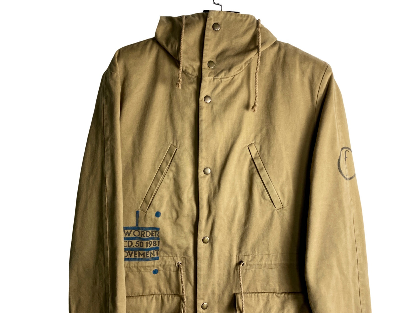 Raf Simons Archive Redux New Order Floral Fish-Tail Parka