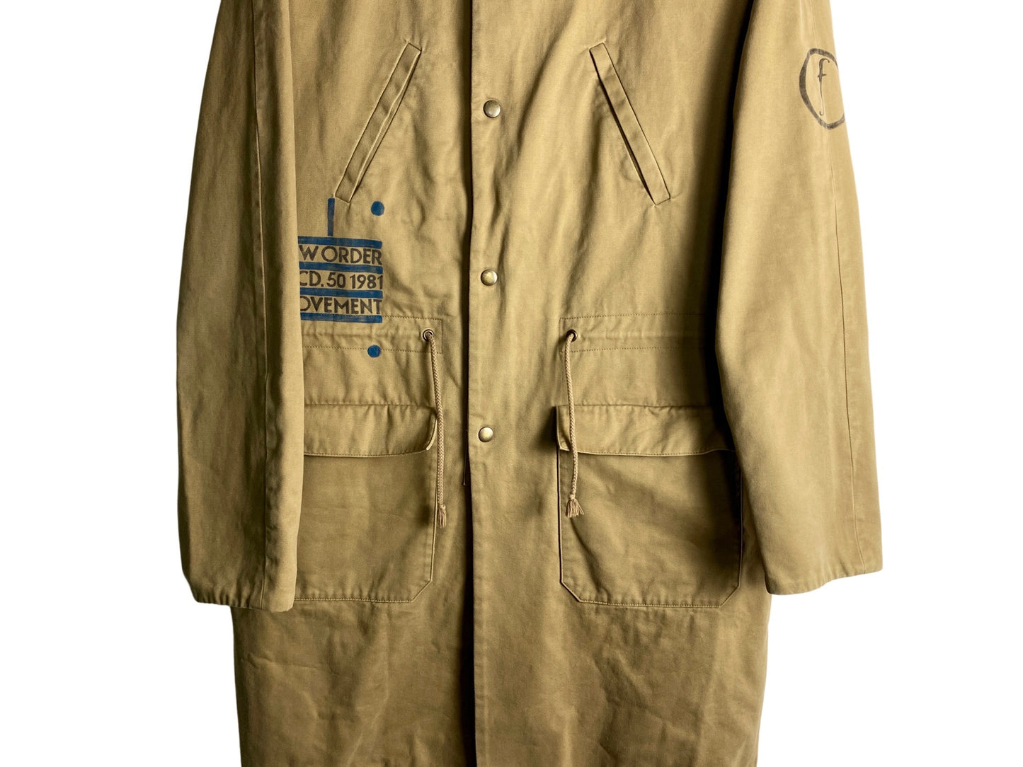 Raf Simons Archive Redux New Order Floral Fish-Tail Parka