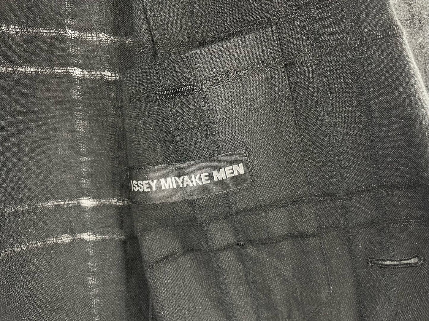 Issey Miyake Checked Blazer Jacket