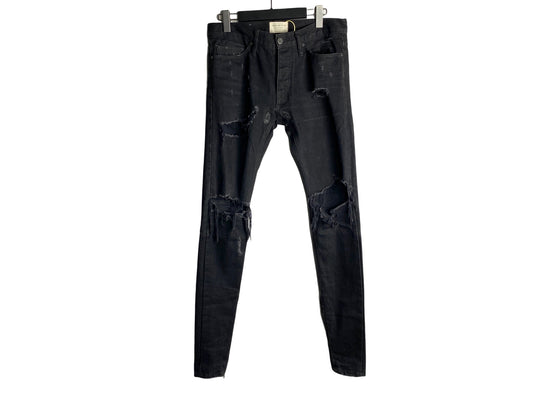 SSENSE x Fear Of God 4th Selvedge Distressed Denim Pants