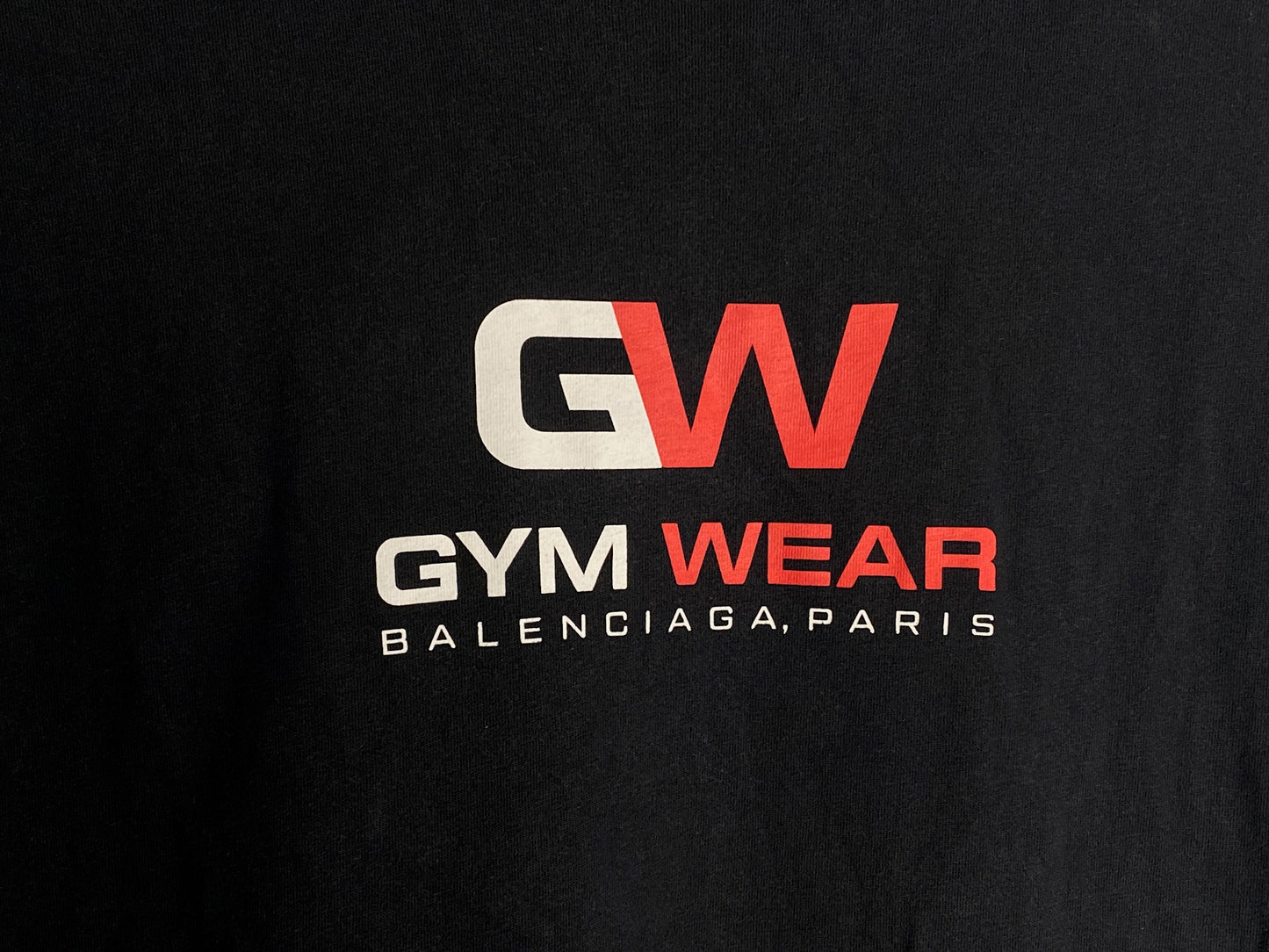 Balenciaga Gym Wear Logo T-Shirts