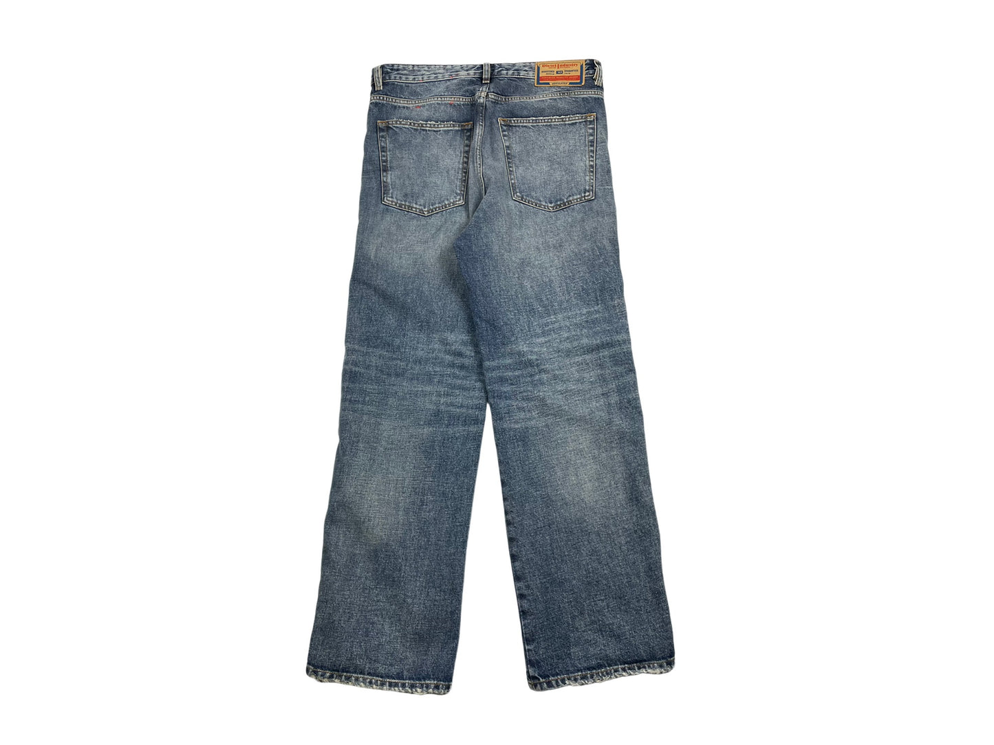 Diesel Zipper Baggy Denim Pants