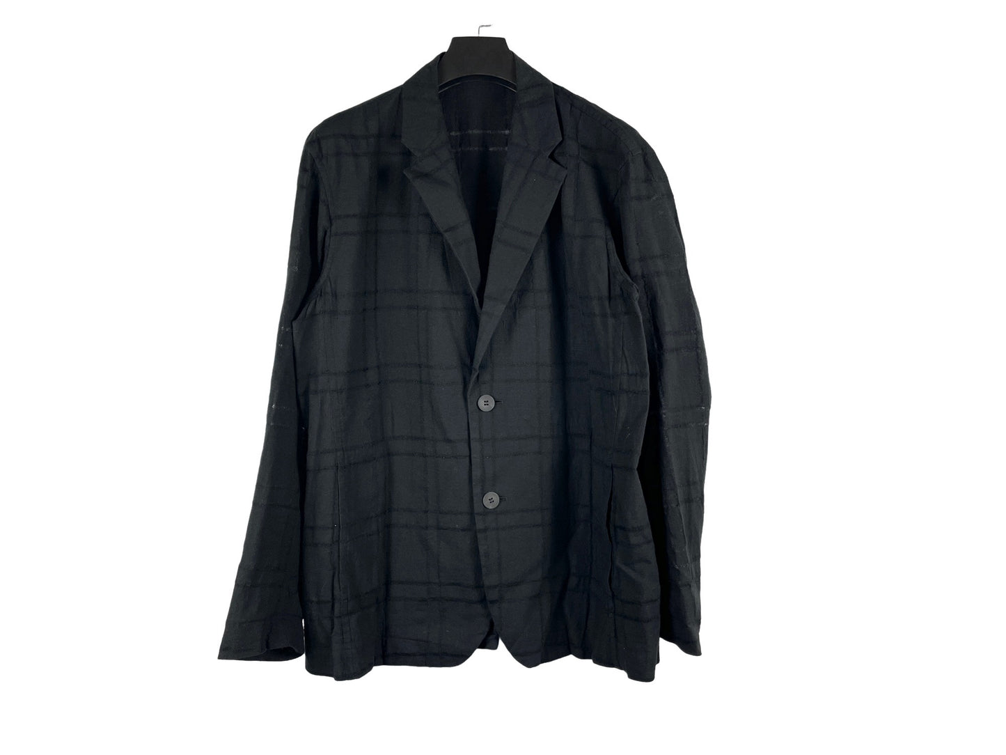 Issey Miyake Checked Blazer Jacket