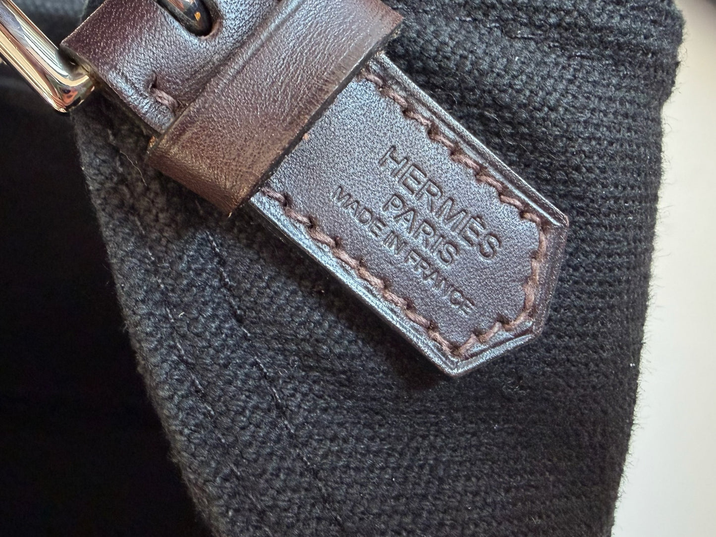 Hermes Marwari Canvas Handbag PM