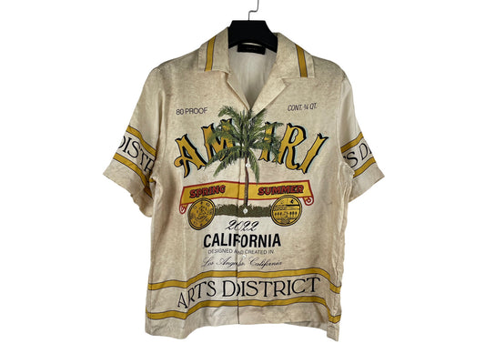Amiri Rum Label Silk Shirt