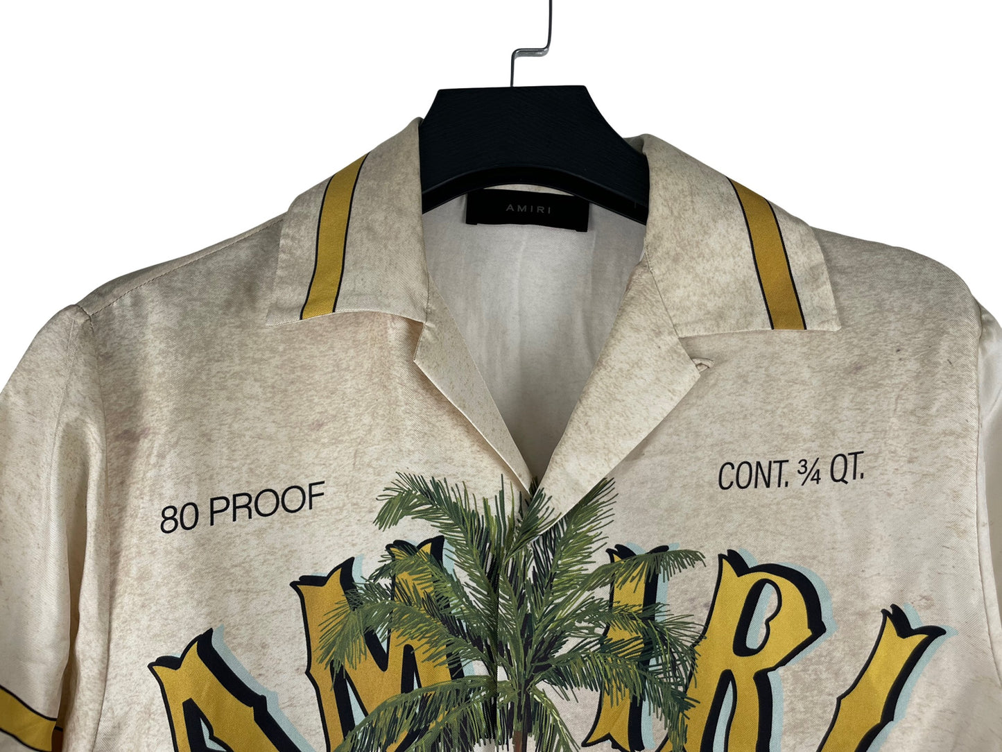 Amiri Rum Label Silk Shirt