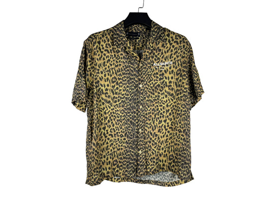 All Saints Leopard-print Hawaiian Shirt