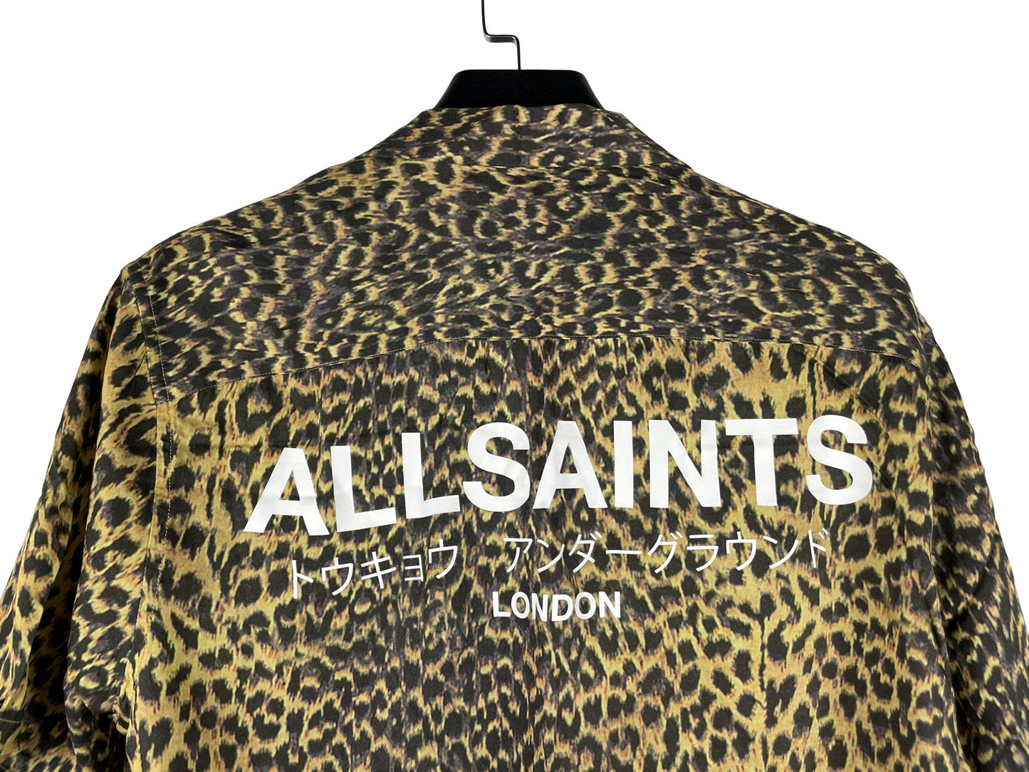 All Saints Leopard-print Hawaiian Shirt